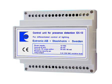 Extronic EX-13 Logikmodul 4 kanaler, Elfördelning & strömförsörjning