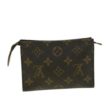 Louis Vuitton Vintage, Pre-owned Canvas pouches Bruin, Dames, Maat:ONE Size,leer