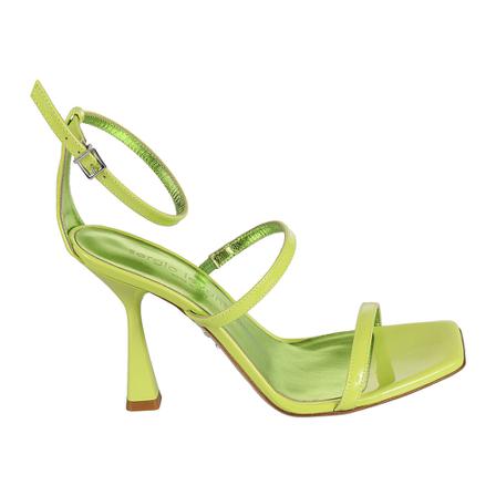 Sergio Levantesi, Sandals With Heel Groen, Dames, Maat:36 EU