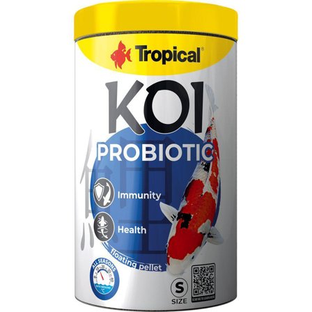 Tropical Koi Probiotic Pellet Fiskefôr S - 1L