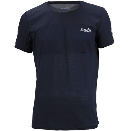 Swix Men's Motion Performance T-shirt Men Short sleeved fitness sweater Blue XXL