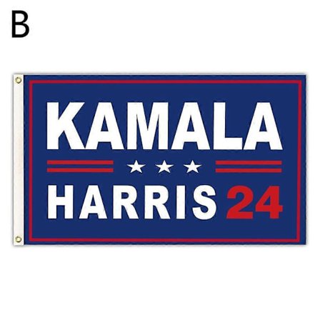 Kamala Harris 2024 Flag 3x5 Ft Harris til Præsident Flag med Messingøjer (FMY)