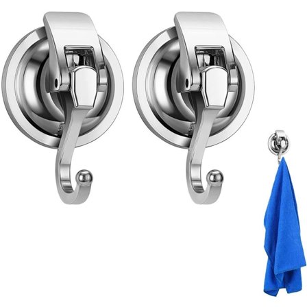 2-Deler - Kraftig Støvsuger Krok - Håndklekrok