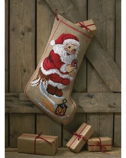 Broderipakke Julestrømpe På stubben - Permin