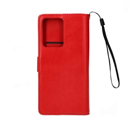 Flip Stand Leather Wallet Case For Samsung Galaxy S20 Ultra 5G Pink
