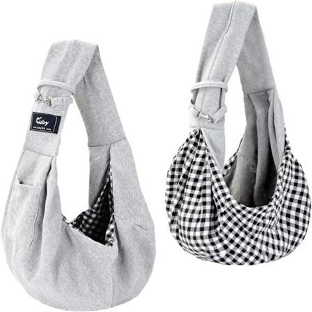 1 st Hund- och Kattbärare - Vändbar Handsfree Axelväska