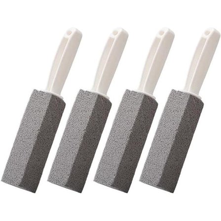 4-pack Pimpsten Toalettborste Set med Handtag, Toalettrengöring