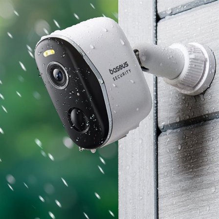 Baseus Security N1 2K ulkokamera – Valkoinen