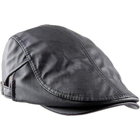 Lierihattu miehille. PU-nahkainen Newsboy Lakki Cabbie Ivy Gatsby Baretti Hattu Autoiluun