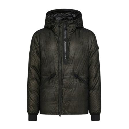Peuterey Bomber Jakke with black `stransparent effect`s weave Brun, Herre, Størrelse: XL