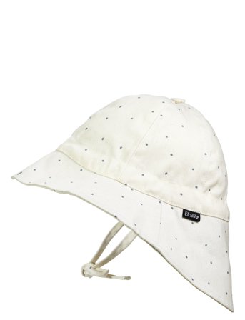 Elodie Details Sun Hat - Tender Blue Dew - White - 56-74