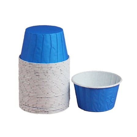 50 st Glassbägare Dessertskålar för Fryst Yoghurt Cupcake Tårta