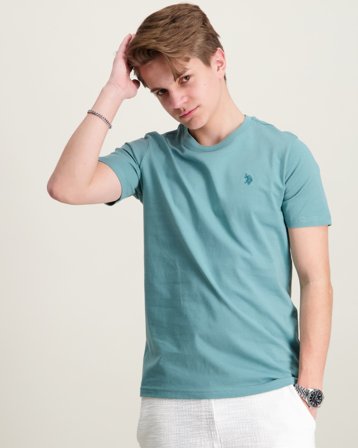 U.S. Polo Assn. DHM Tshirt Grøn T-shirts Dreng - Kids Brand Store