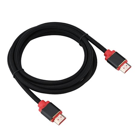 4K 2160p UHD HDMI-kabel hane till hane flätad sladd 2.0 höghastighets 3D för PS3 PC HDTV 1,8 m