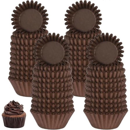1000 stk. Mini Papirforme til Muffins Fedtbestandige Papirforme Hvide Engangsbageforme til Cake Balls, Mini SZRH (FMY)