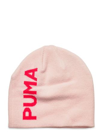 Ess Classic Cuffless Beanie Jr Accessories Headwear Hats Beanies Lyserød PUMA