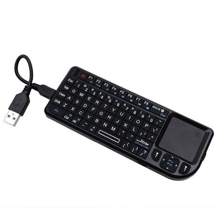 Trådlöst tangentbord - INN - Mini QWERTY - Färgbelyst - 76 tangenter - Ergonomisk design