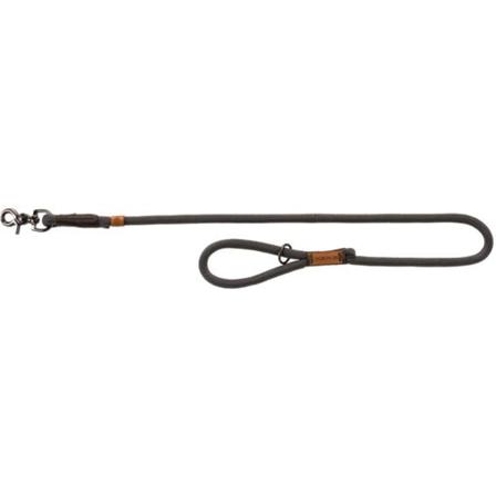 BE NORDIC koppel ,S-M: 1.00 m/ø 8 mm, mörkgrå/brun Hundkoppel Brun one size