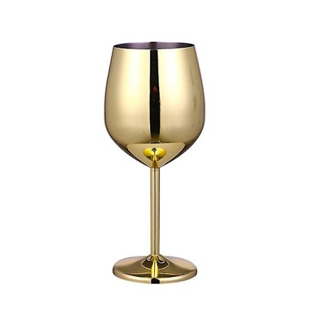 Champagneglas i rostfritt stål, vinglas, cocktailglas, metallvinglas, bar