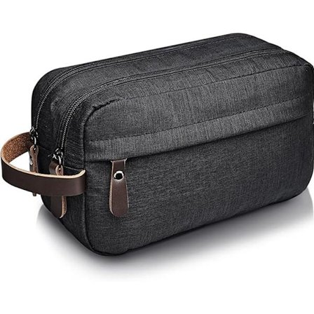 Stor Kapasitet Toalettmappe Svart Svart