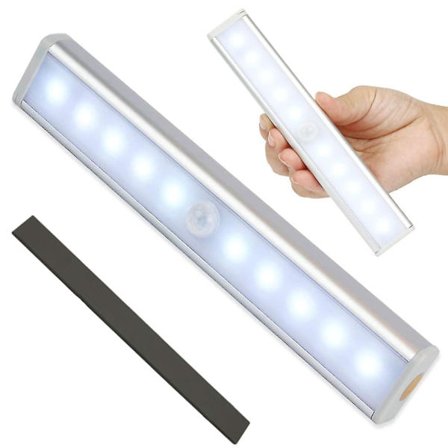 Garderobelampe Bevegelsessensor / Selvklebende LED-lampe - 19 cm