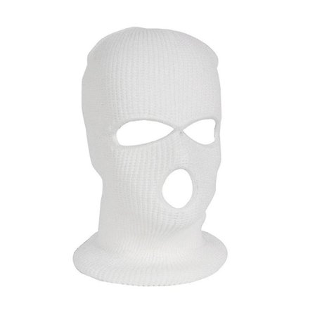Full Face Skimaske Vinterhue Balaclava Hætte Beanie Varm Taktisk Hat 3 Huller