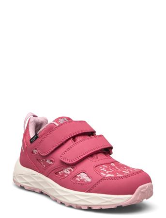 Woodland 2 Texapore Low Vc K,290 Sport Sneakers Low-top Sneakers Pink Jack Wolfskin