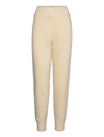 Amy Faux Fur Knitted Jogging Pants Cream Jakke