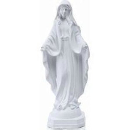 Jungfru Maria staty 30,5 cm, vattentät solcellsdriven trädgårdsstaty, religiös Madonna Maria för trädgårds-/terrass-/utomhusdekoration