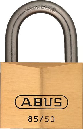 ABUS HENGELÅS 85/50 MESSING FG GODKJENT KLASSE 1