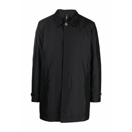 Fay, Single-Breasted Coats Blauw, Heren, Maat:S
