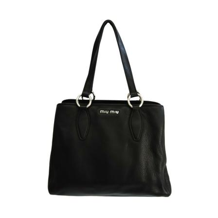 Miu Miu Pre-owned, Handbag Zwart, Dames, Maat:ONE Size