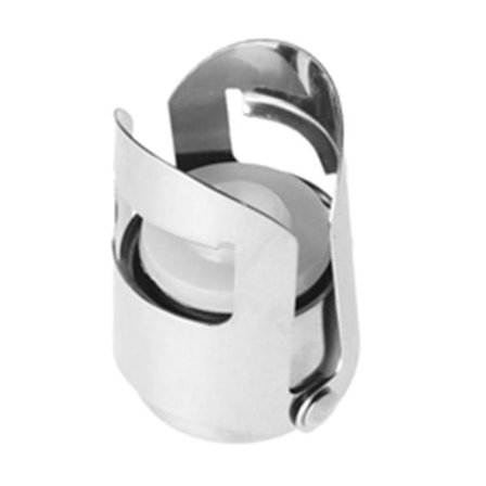 Holdbar Champagne-propp i rustfritt stål, tetningsmiddel (1 stk)