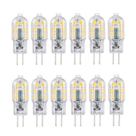 Tomshine G4 LED-lampor 12-pack varmvit
