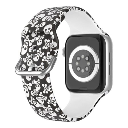 Apple Watch Series 8 (41mm) urrem med silikonemønster - Kranie