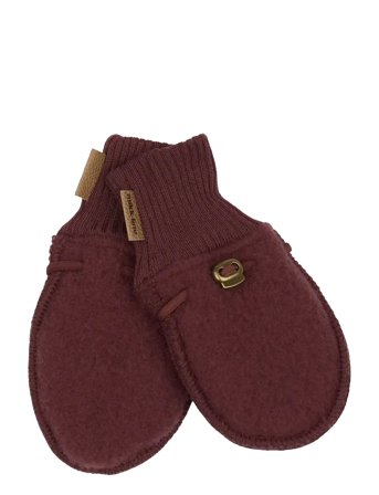 mikk-line Wool Footies - Burgundy - 50/56