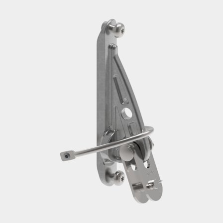 Seldén FOREST.FITT.(ø6) TGL/LOOP Förstagsfäste för 6-7mm wire i rostfritt stål, slitstark marin komponent.