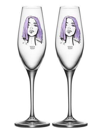 All About You Forever Mine Champagne 2-Pack 23Cl Kosta Boda