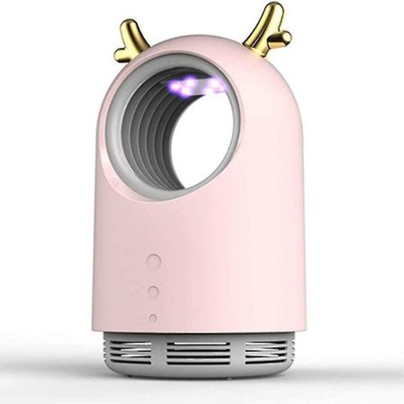 Elektrisk Mosquito Killer Lampe, Usb Insect Killer Bug Zapper Anti Mosquito Trap Lanterne, Repellent Lampe, Til soveværelse, stue, køkken, pink (1 stk