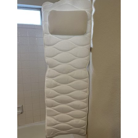 Helkrops Badepude, Badepuder til badekar med Mesh Vaskesugerkopper, Spa Badekarspude til Hoved Nakke Skulder og Ryg