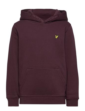 Classic Oth Hoody Fleece Hoodie Trøje Rød Lyle & Scott Junior