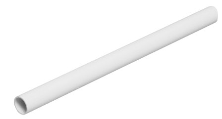 Faluplast 2316088 PP-rør Hvid 40 x 2000 mm, Indendørs afløb