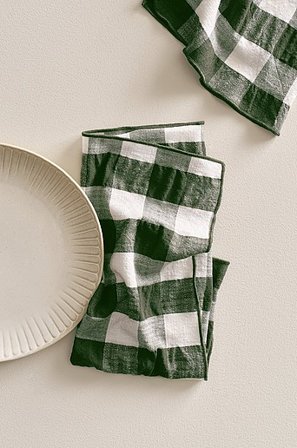 Jotex - Papierowa Chusteczka 2-szt Zielony/biały - MIMMI - Kup Serwetki firmy Jotex