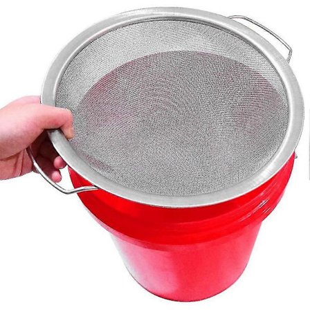 Färg Silduk Mesh Rostfritt Stål Färg Emulsion Honung Tratt Filter Lock Filter Verktyg Produkt 60