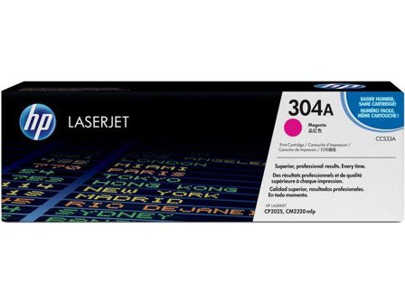 HP 304A - magenta - original - LaserJet - tonerpatron (CC533A)