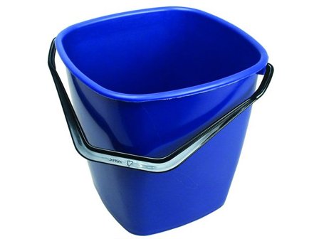 Hygienteknik Hink fyrkantig blå 9,5l - Lyreco - Städ och hygien - Städredskap - Hinkar och tillbehör