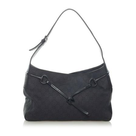 Gucci Vintage Handbags Sort, Dame Vintage Tasker, Størrelse: ONE Size