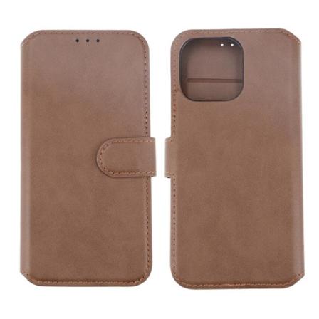 iPhone 15 Pro Max Plånboksfodral Läder Rvelon - Brun Brown