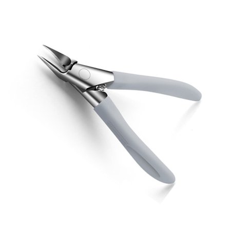 Grå Lille Skråblad Ørnetang Kompatibelt Med Negleklipper Sæt Til Fodpleje Med Plast Og Rustfrit Stål