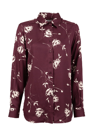 The Shirt Factory Blus Ellie Ruby Bloom Skjortor Dam Rosa 40